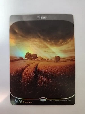 MTG Plains - Unstable FOIL NM - Magic The Gathering - Image 1 of 4