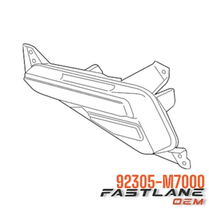 2019-2021 KIA FORTE LEFT SIGNAL LAMP ASSEMBLY NEW OEM 92305-M7000 - Picture 1 of 8