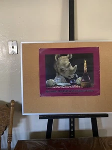 Will Bullas Kunst Poster Druck handsigniert 2000 Dine-oceros New Masters Gallery - Bild 1 von 17