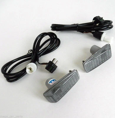 FOR MERCEDES 190 E-CLASS C-CLASS S-CLASS Side Wing indicator Repeater PAIR Smoke - Image 1 of 2