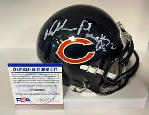 WILLIAM PERRY #72 CHICAGO BEARS SIGNED AUTOGRAPH RIDDELL MINI HELMET PSA COA * - Picture 1 of 3