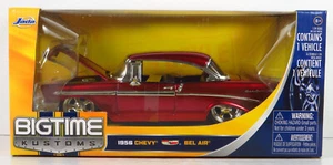 Jada 2011 Bigtime Kustoms BTK 1956 Chevrolet Bel Air 56 Chevy Red Diecast 1:24 - Picture 1 of 9