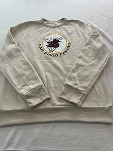 San Diego Padres Majestic MLB Sweatshirt 3XL - Picture 1 of 3