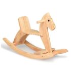  Rocking Horse Wooden Ride On Toy for Kids Classic Design Rocking Horse Natural