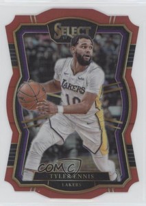 2017-18 Panini Select Premier Level Red Die-Cut Prizm /135 Tyler Ennis #128