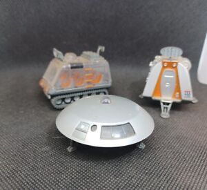 Lost In Space Minture 3 Toy Lot Jupitar 2 Space Pod Chariot Models Used Johnny