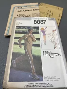 UNCUT Vintage 1979 Simplicity 8887 Athletic Shirt Pants Shorts Workout 12 14 16 - Picture 1 of 4
