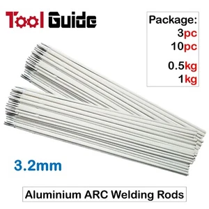 3pc 10pc 1kg 3.2mm Aluminium E4043 ARC Welding Electrodes DC Rod Stick Sticks - Picture 1 of 7