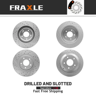 Kit de rotores de freno de disco delanteros traseros para Hyundai Santa Fe XL 2013 2014 2015 - 2019 Foto 1 de 4