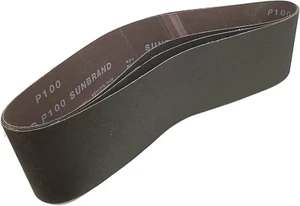 35072 Cinghie abrasive grana 320 4 pollici per 36 pollici Premium Indust - Foto 1 di 12