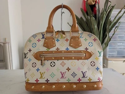 Louis Vuitton M92647 Monogram Multi Color Alma Hand Bag Blanc Auth 250808 - Image 1 of 4