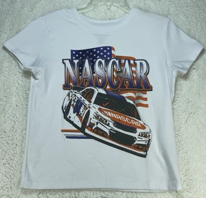 Nascar T-Shirt Youth Large White Short Sleeve Crew Neck Car #94 NWOT - Picture 1 of 8