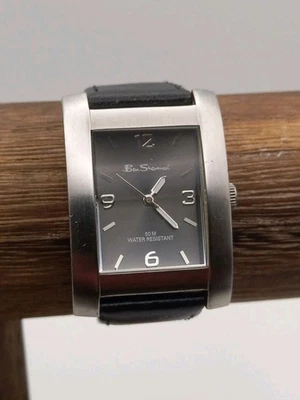 Ben Sherman Reloj Hombre Cuero Genuino Correa Negra  Foto 1 de 4