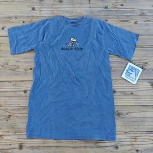 Teddy The Dog Men's Blue R Shirt Size Small Doggie Style 2008 - Picture 1 of 7