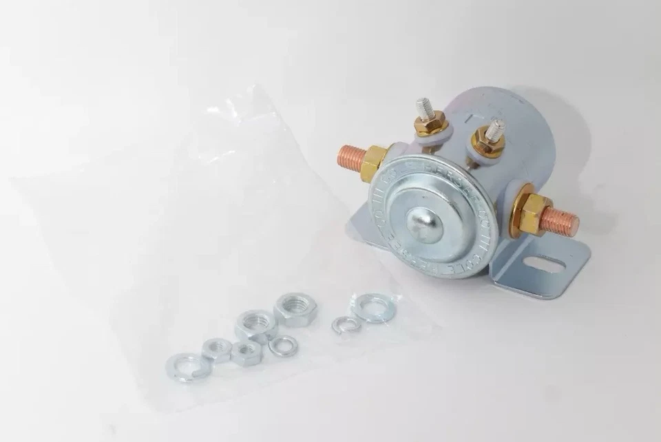 Solenoide Cole Hersee 24063 aislado de trabajo continuo, 24 VDC, 85A, SPST Foto 1 de 1