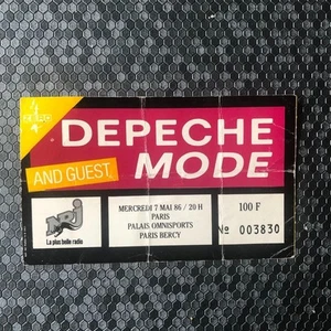 Depeche Mode Ticket Paris Bercy 07.05.86 #003830 - Bild 1 von 1