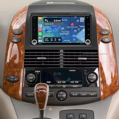 4+64G For Toyota Sienna 2004-2010 CarPlay Android15 Car Stereo Radio GPS BT - Imagem 1 de 4