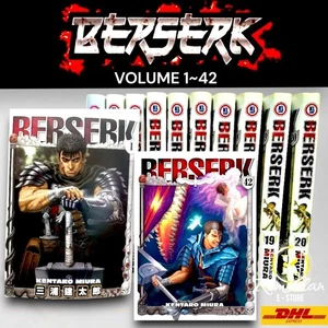 BERSERK Manga Vol.1-42 JUEGO SUELTO/COMPLETO Edición en Inglés Cómic por Kentaro Miura NUEVO - Imagen 1 de 14