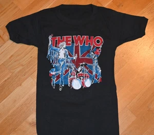 Camiseta de colección The Who original de la gira de conciertos años 70 MiNT S-5XL pequeña años 70 - Imagen 1 de 1