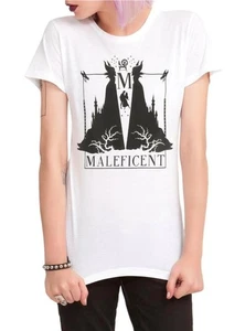 Nueva Camiseta Disney La Bella Durmiente Silueta Maléfica Niñas - Mediana - Imagen 1 de 1
