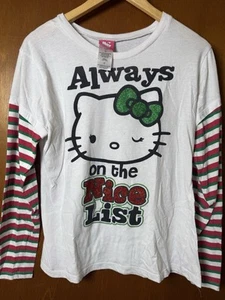 Camicia natalizia Sanrio Hello Kitty manica lunga sulla bella lista taglia XXL 19 - Foto 1 di 3