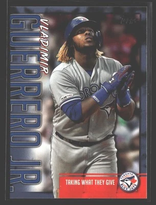 2020 Topps VGJ-16 Vladimir Guerrero Jr. Player Highlights Blue Toronto Blue Jays - Image 1 of 2