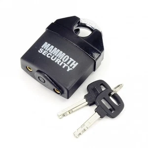 Cerradura de grillete de motocicleta Mammoth - Grillete cerrado de acero de 11 mm - 62 mm x 77 mm - Imagen 1 de 1
