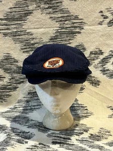 Vintage Chicago Bears Cord Zeitungsjungenmütze Cabbie blau Kappe Erwachsene Medium - Bild 1 von 10