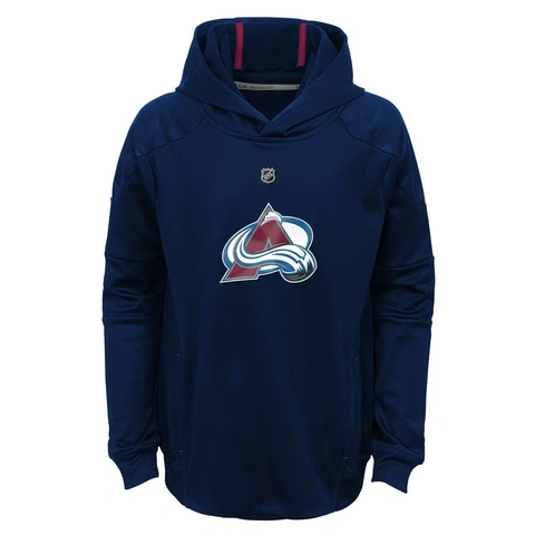 NHL Colorado Avalanche Youth Boys"Mach" Pullover Hoodie, Medium(5-6), True Navy Cover