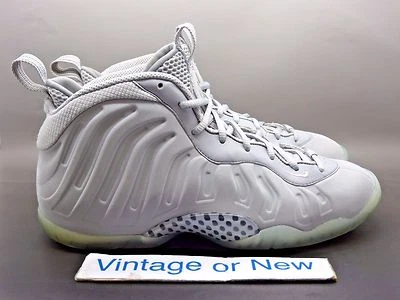 Nike Air Little Posite One PRM Foamposite Wolf Grey Suede GS 2015 sz 7Y - Image 1 of 4