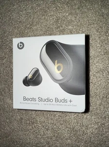 Beats Studio Buds+ Plus Wireless Noise Cancelling Earbuds Black/Gold NEW SEALED - Picture 1 of 2