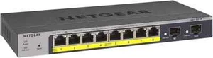 NETGEAR Commutateur intelligent PoE Gigabit Ethernet 10 ports GS110TP 8 ports - PoE+ (55 W) - Photo 1/1