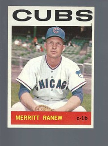1964 Topps Merritt Ranew # 78 Near Mint Chicago Cubs