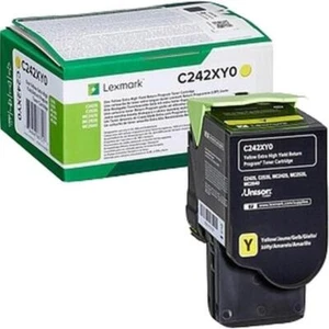 LEXMARK C242XYO TONER ORIGINALE GIALLO MC 2640 ADWE C 2535 DW MC 2535 ADWE - Foto 1 di 1
