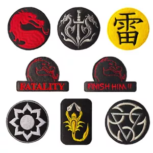 Juego Mortal Kombat Parche Bordado Iron-On - Imagen 1 de 43