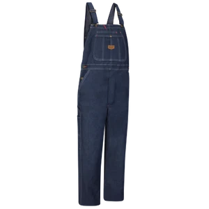 Red Kap BD10DN 44 Waist 30 Inseam Blue Denim Bib Overall Jeans - Picture 1 of 3