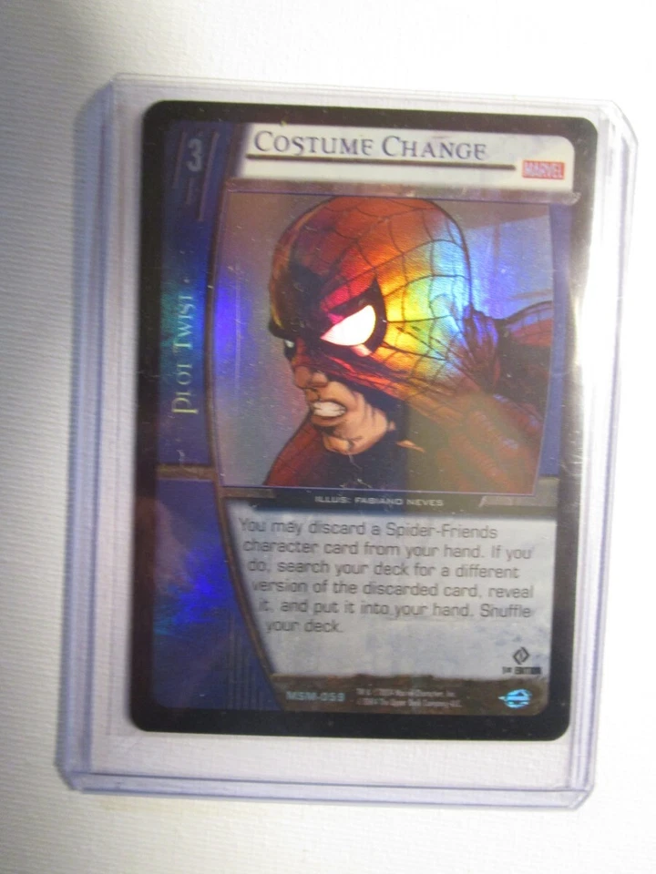 2004 VS System Marvel Web of Spider-Man Foil Costume Change #MSM-059  - Image 1 of 1