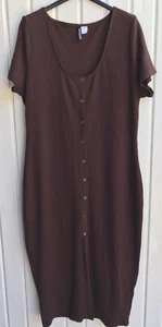 H&M Shirtkleid Gr. XL Braun - Bild 1 von 2