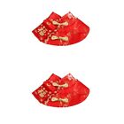 2 Pc Chineses Style Cat Clothes Dog New Year Outfit Travel Keep Warm