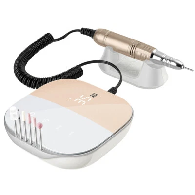 Elektrische Nagelfräser Nagelfeile Pediküreset Maniküre für Acrneylnägel Salon - Bild 1 von 4