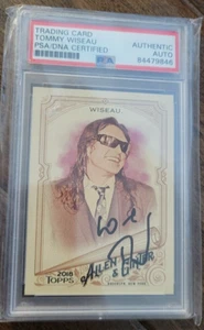 2018 TOPPS ALLEN & GINTER SIGNED ROOKIE CARD TOMMY WISEAU THE ROOM # 228 PSA DNA - Picture 1 of 1
