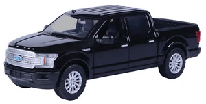 MOTORMAX 79364 2019 FORD F-150 LIMITED CREW CAB PICK UP TRUCK 1/27 DIECAST BLACK - Bild 1 von 15