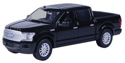 MOTORMAX 79364 2019 FORD F-150 LIMITED CREW CAB PICK UP TRUCK 1/27 DIECAST BLACK - Image 1 of 4