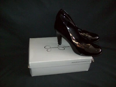 Sapato de Salto Alto Jessica Simpson JS-Jessica Preto Patente 11M - Imagem 1 de 4