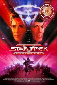 STAR TREK V THE FINAL FRONTIER 1989 ORIGINAL CINEMA MOVIE PRINT PREMIUM POSTER - Picture 1 of 6
