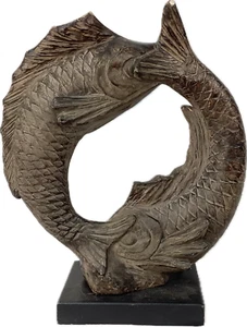 Escultura Austin de David Fisher Infinity Carp - Imagen 1 de 9