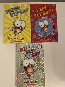 3 Fly Guy books- Super Fly Guy, I Spy Fly Guy and Hi! Fly Guy Collection - Picture 1 of 3