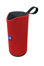 Laser Barrell Bluetooth Splashproof Speaker Red