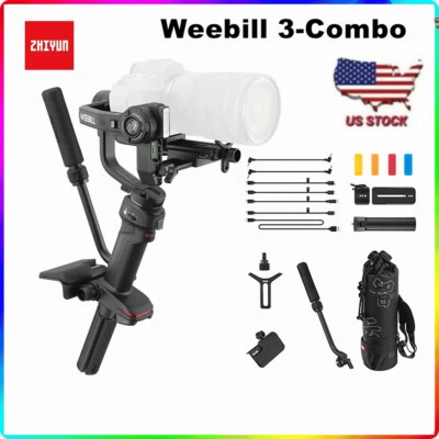 ZHIYUN Weebill 3 Combo 3-Axis Gimbal Stabilizer for Canon Nikon Sony Panasonic - Image 1 of 4