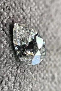 1.15 Ct PEAR Cut IGI Certified Lab Grown CVD Diamond F Color SI1 Clarity - Picture 1 of 10